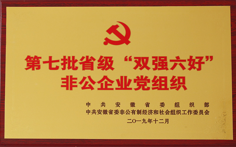第七批省級(jí)“雙強(qiáng)六好” 非公企業(yè)黨組織